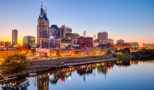 Photo of downtown Nashville